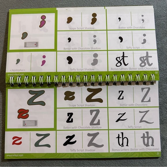 Cricut TYPE CANDY fonts - Picture 14 of 15